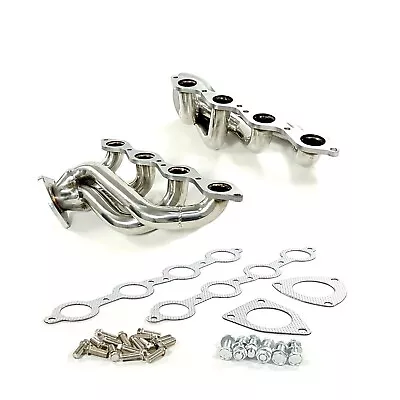 Shorty Headers For GMC Chevrolet Silverado 1500 Pickup Sierra Truck 4.8L 5.3L V8 • $187.99