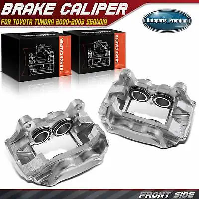 2x Brake Calipers For Toyota Tundra 00-03 Sequoia Casting#S13WE Front Left&Right • $115.79