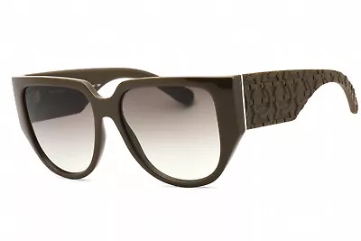 SALVATORE FERRAGAMO SF1088SE-324-57  Sunglasses Size 57mm 140mm 16mm Khaki Wome • $70.39