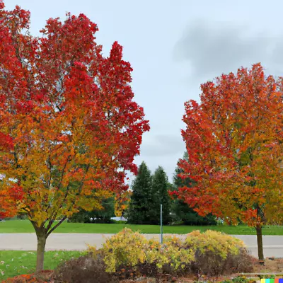 30+ Sugar Maple Tree Seeds (Acer Saccarum) Fall Color Edible Maple Syrup Source • $3.95