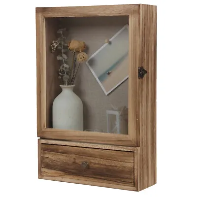Shadow Box Display Case Large 11x16 Shadow Box Picture Frame W/ Drawer • $39
