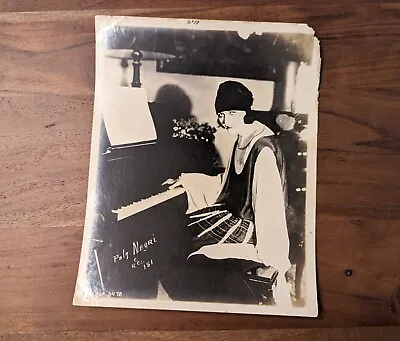 1920 Vintage Original 8x10 POLA NEGRI Silent Movie Actress Film Press Photograph • $34.99