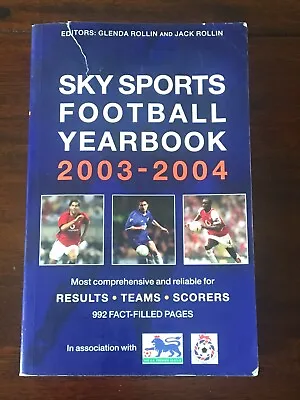£4.99 • Buy Sky Sports Football Yearbook 2003-2004 - 992 FACT-FILLED PAGES