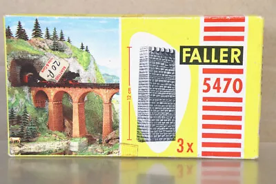 FALLER 5470 N GAUGE BRICK BRIDGE 12cm HIGH PIERS MODEL KIT MINT BOXED Nz • £15