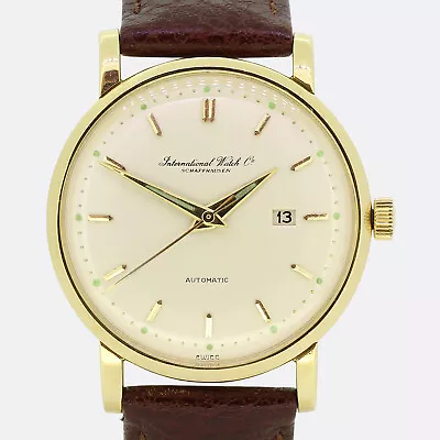International Watch Company Automatic Gents Wristwatch 18ct Yellow Gold • £3850