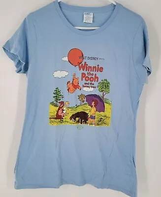 Walt Disney Presents Winnie The Pooh And The Honey Tree Womens T-shirt Medium • £11.57