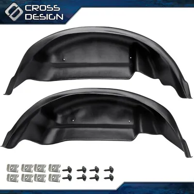 2Pcs Rear Wheel Well Guards Fit For 2015-2020 Ford F-150 Inner Fender Mud Flaps • $91.11