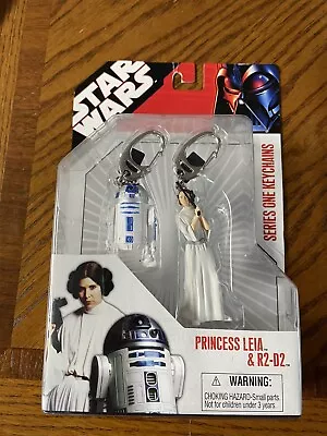 Star Wars Series One Keychains 2007 Princess Leia R2-D2 Key Ring New Unopened • $9.99