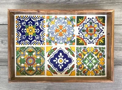 NEW Mexican Talavera Tile Decorative Tray • $79.99