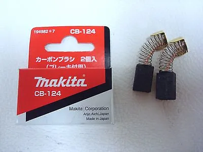 Makita New Genuine Brush Set Part # CB124 For 6906 9005B DA6300 JN3200 JS3200 ++ • $16.95