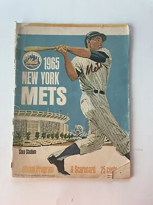 1965 New York Mets Scorecard Vs Pirates. Very Good Condition • $6.99