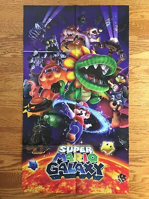 HUGE Super Mario Galaxy / Hyrule Warriors Poster Zelda Wii Officially Licensed • $24.74