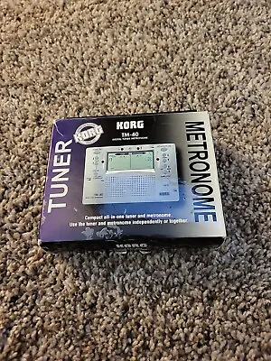 Korg TM-40 Display Digital Tuner And Metronome • $49.99