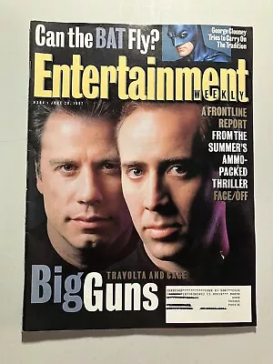 Entertainment Weekly #384 June 20 1997 John Travola Nicolas Cage George Clooney • $12.11