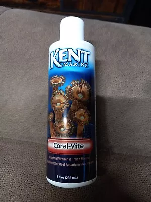 Kent Marine 00040 Coral-Vite 8-Ounce Bottle. New. Unopened. SHIPS FAST! • £11.10