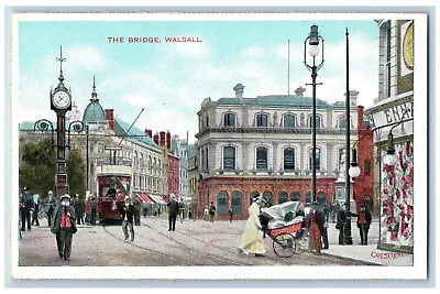 Walsall West Midlands England Postcard The Bridge C1930's Unposted Vintage • £28.91