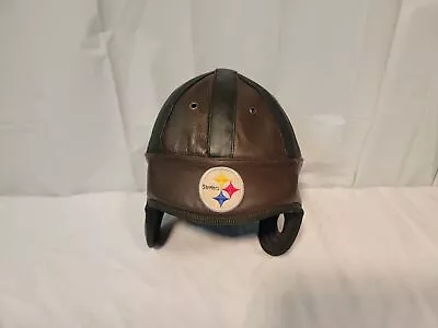 Vintage Reebok NFL Pittsburgh Steelers Faux Leather Football Helmet • $9.99