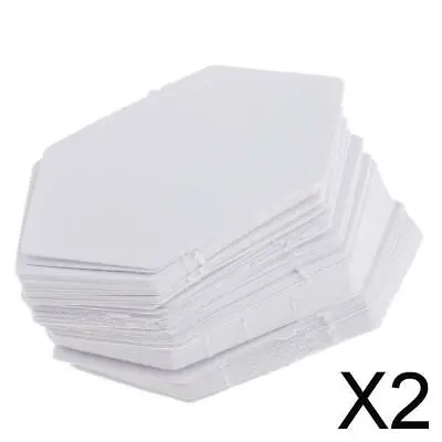 2X 100pcs 42mm Hexagon Paper English Paper Piecing Quilting Patchwork Template • £5.03