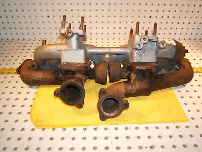 Mercedes W180 PONTON 220 S Dual Carb Style Intake / Exhaust Manifolds 1 Assembly • $1725