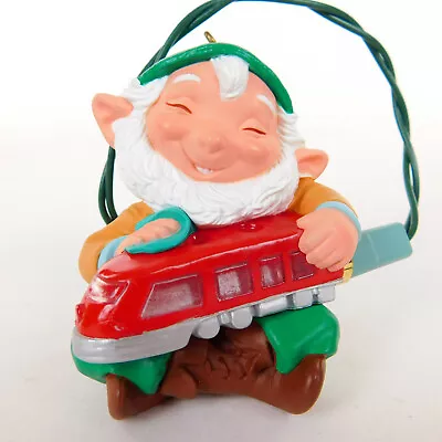 Hallmark Keepsake Ornament 1991 Elfin Engineer Magic Light QLX720-9   • $8.81