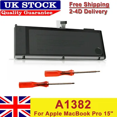 £39.90 • Buy A1382 Genuine Battery For Apple MacBook Pro 15  A1286 (2011-2012Version) 7000mAH