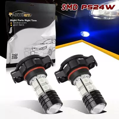 2x H16 5202 PS24W LED Bulbs For Car Truck SUV Fog Driving Light Lamps Blue • $11.79