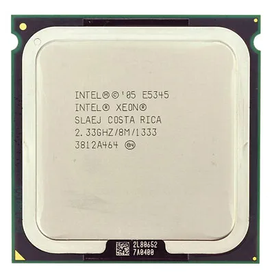 Intel Xeon E5345 SLAC5 2.33GHz/8MB/1333MHz FSB Socket/Socket 771 Quad Core CPU • £30