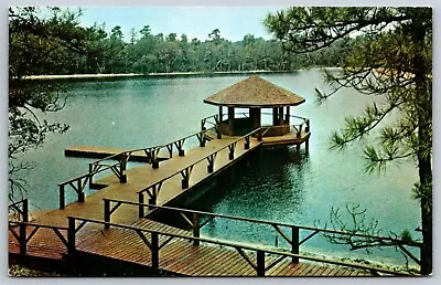 Lakehurst New Jersey Chrome Postcard Leisure Village Lake  • $6.99