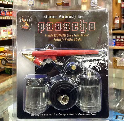 Paasche EZ-STARTER Single Action Airbrush Kit / Set For Beginners • $21.89