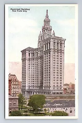 New York City NY Municipal Building Antique Vintage Postcard • $7.99