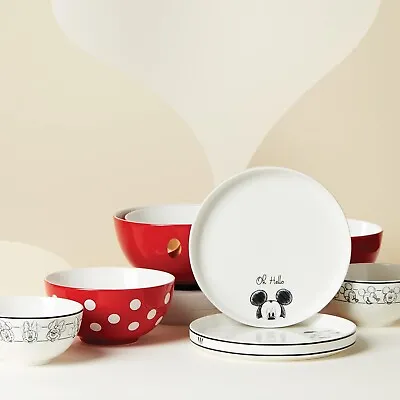 Lenox Disney Mickey Mouse 8-Piece Luna Nesting Dinnerware Set - NEW • $169.95
