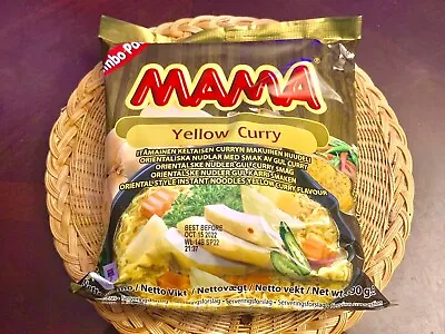 [10 Jumbo Pack X 3.1oz] Mama Thai Yellow Curry Flavor Instant Noodles Soup Ramen • $25.75