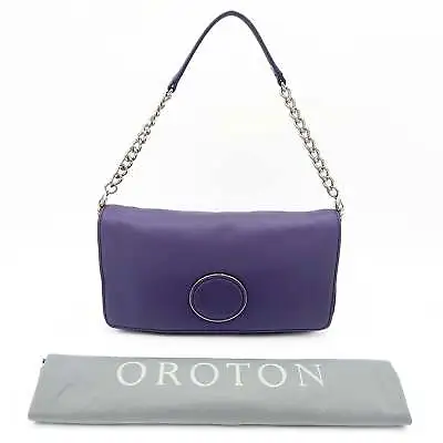 $247 • Buy Oroton Lavender Purple Leather Clutch & Handbag