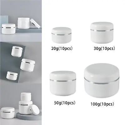 Mini Round Pot Jars Empty Cosmetic Samples Containers Cosmetic Container For • £6.47