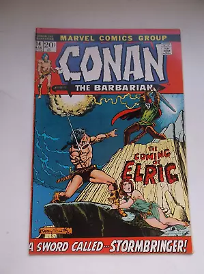 Marvel: Conan The Barbarian #14 1st Elric Of Melnibone 1972 Vf (8.0)!!! • $99.99