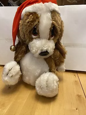 Vintage 80s/90s Applause Sad Sam Soft Toy Teddy Christmas • £24.99