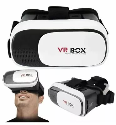$28.80 • Buy Virtual Reality 3D VR Glasses Headset Box Helmet For Phone And Android Phone