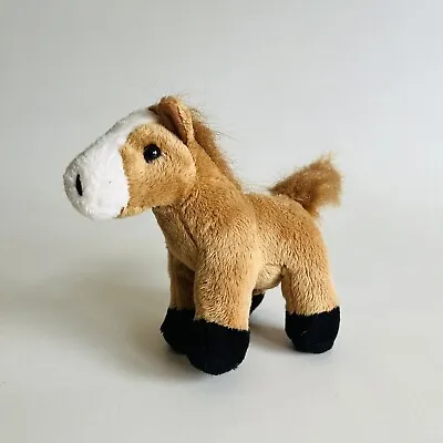 Living Nature Soft Toy Cuddly Plush Chestnut Horse Pony Foal Stuffed Animal • £8.25