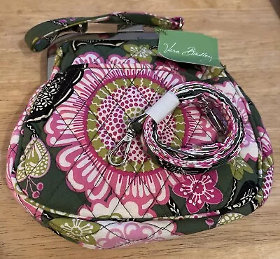 New Vera Bradley Olivia Pink Mini Frame Crossbody Shoulder Small Purse Clasp NWT • $28.50