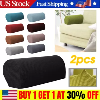 Universal Chair Arm Protector Cover Sofa Couch Armchair Covers Armrest Stretch • $11.78