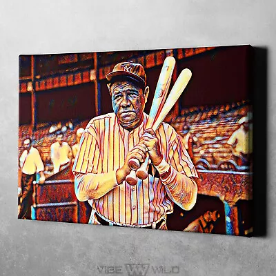 Babe Ruth Canvas Art | Babe Ruth Painting Wall Art Decor • $39.95