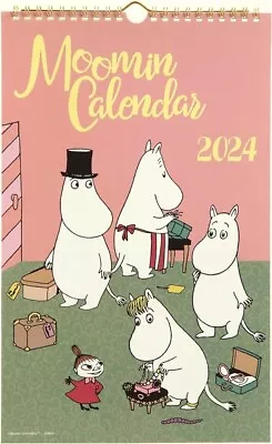 WALL Calendar 2024 Japan Moomin Original Picture 225 X 365 X 10 Mm 14page • $39