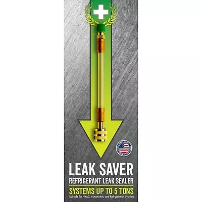 Leak Saver Direct Inject AC Leak Sealer AC Stop Leak For Most HVAC Systems 5 Ton • $78.50