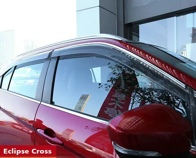 WINDOW VISORS For Mitsubishi Eclipse Cross / DEFLECTOR RAIN GUARD VENT SHADE  • $49