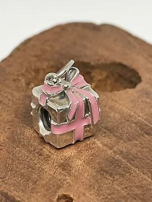 Pandora Present With Pink Bow And Silver Heart  • £25