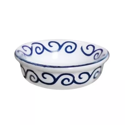 1:12 Dollhouse Ceramics Bowl Soup Basin Blue Stripes Bowl Rice Bowl KitchenDecor • $14.19