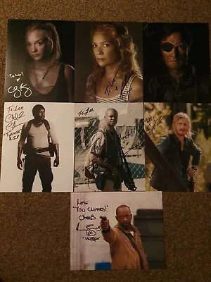 The Walking Dead Signed 8x10s (Personalised) Mint • £55