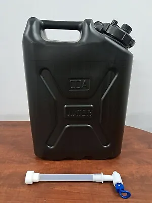 New GENUINE Scepter Military Water Can 5 Gallon Black Water Jug With Dispenser • $66.99