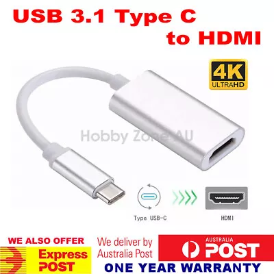 $9.85 • Buy Type C USB-C 3.1 To HDMI Adapter Cable Converter For MacBook ChromeBook Samsung