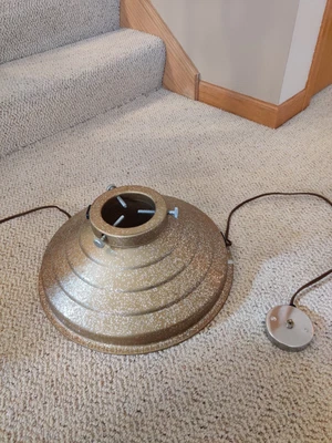 $55 • Buy Vintage Mid Century Star Bell (1960’s) Revolving Christmas Musical Tree Stand